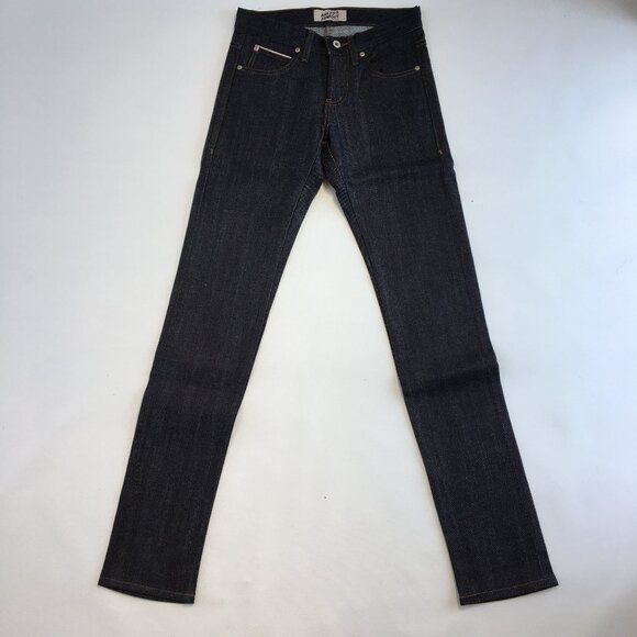 Naked & Famous Supper Skinny Guy Button Fly Selvedge Jeans 28 - Picture 1 of 12